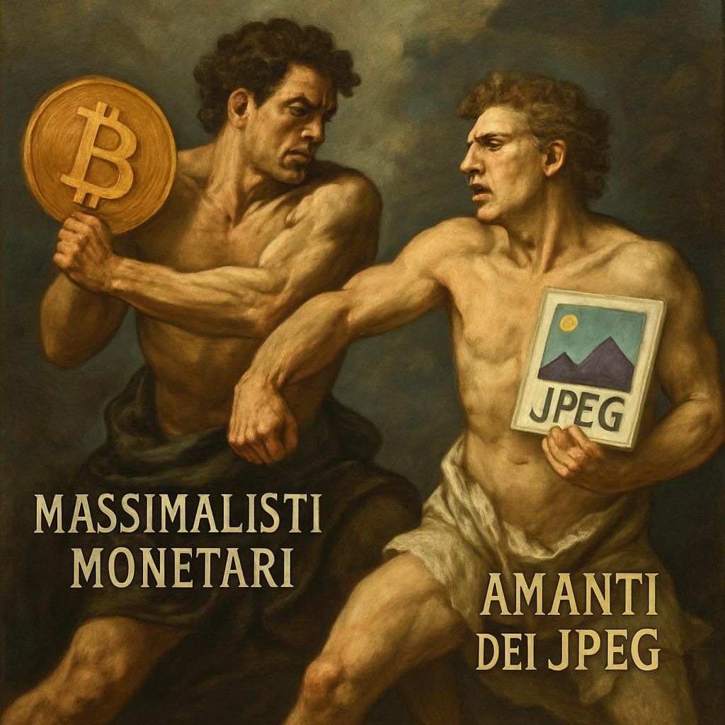 scopri perché i sostenitori del massimo accumulo di bitcoin si scontrano con gli appassionati di nft jpeg e cosa significa questo conflitto per il futuro delle criptovalute.