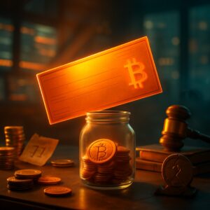 Grafico ETF Bitcoin con deflussi netti dopo streak di 9 giorni di afflussi, BTC sotto 78.000 dollari