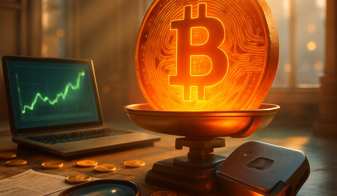 Rete Bitcoin con scudo crittografico anti-quantum, illustrazione della verifica post-quantum QuFi su Testnet4