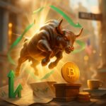 Illustrazione editoriale su Symbiosis che recupera 15 BTC dal Bitcoin Bridge violato e offre un bounty del 20% all'hacker
