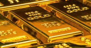 Lingotti d'oro simbolo dell'adozione bancaria di Bitcoin in Brasile tramite Itau, Nubank e Banco do Brasil