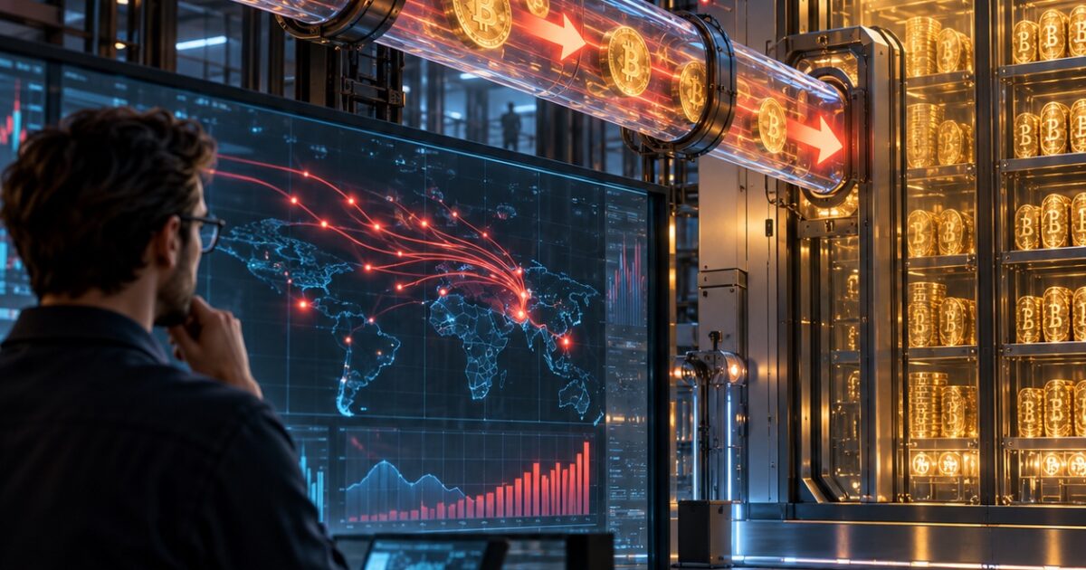 Deflussi Bitcoin da Binance: riserve dell'exchange in calo di 40.000 BTC